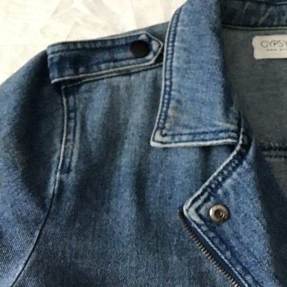 Gypsy Warrior Oversize Slouch Jean Jacket - Picture 3 of 11